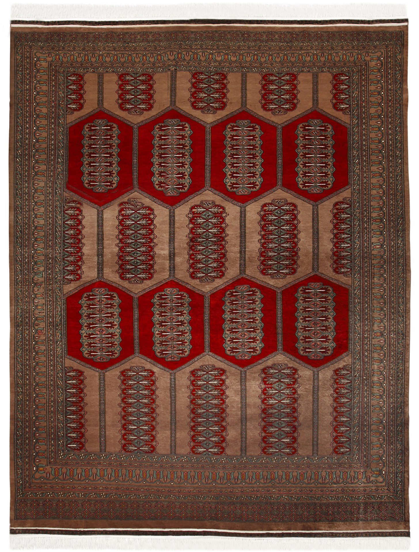 KAFKAZI - PAKISTAN TRADITIONAL HANDKNOTTED CARPET 280 x 355 cm