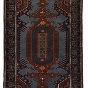 NAUKAR - ORIENTAL HANDKNOTTED CARPET 128 x 175 cm