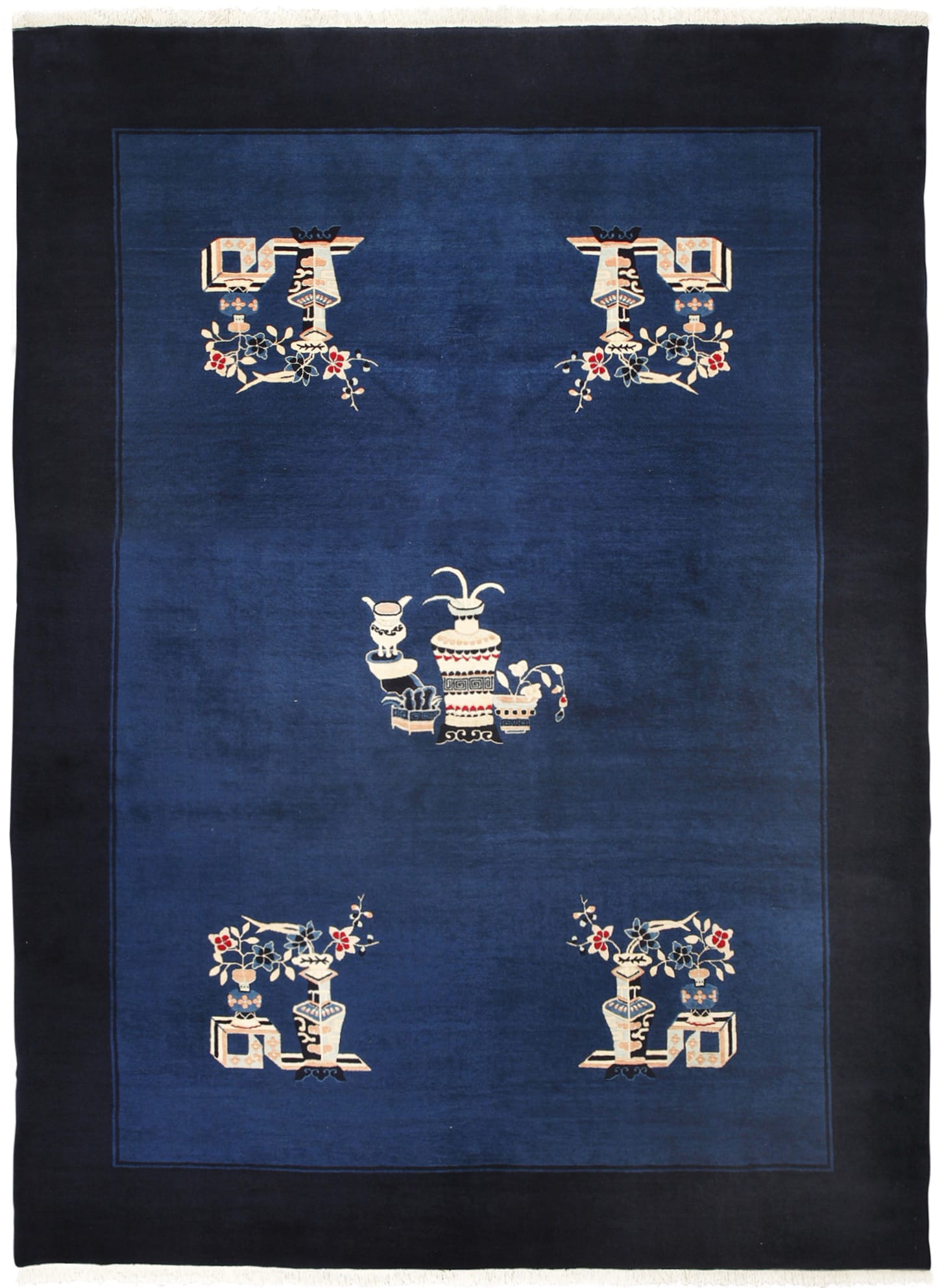 CHINA TRADITIONAL - CHINESE CARPETS & TAPESTRIES HANDKNOTTED CARPET 274 x 366 cm