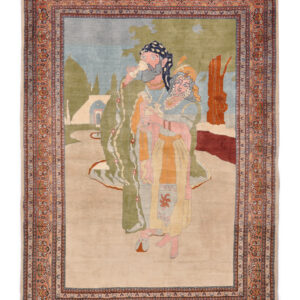 OMAR KHAYAM - PAKISTAN EXCLUSIVE HANDKNOTTED CARPET 123 x 177 cm