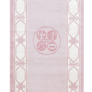 CHINA - TRADITIONAL / ANTIQUE FINISH HANDKNOTTED CARPET 69 x 244 cm