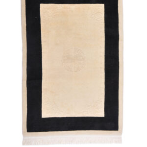 CHINA - TRADITIONAL / ANTIQUE FINISH HANDKNOTTED CARPET 118 x 178 cm