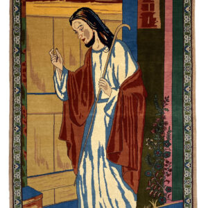 JESUS CHRIST - PAKISTAN EXCLUSIVE HANDKNOTTED CARPET 95 x 156 cm
