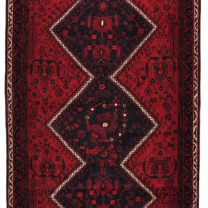 AFSHAR - ORIENTAL HANDKNOTTED CARPET 153 x 252 cm