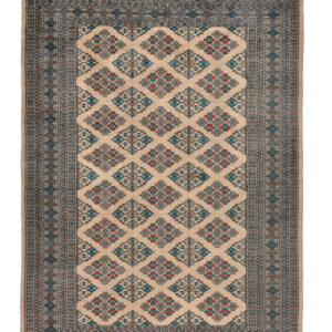 SAROOK - PAKISTAN TRADITIONAL HANDKNOTTED CARPET 127 x 180 cm