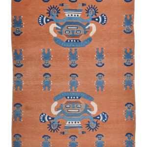 TIBET,NEPAL - NEPAL / TIBET HANDKNOTTED CARPET 144 x 203 cm