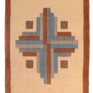 TIBET,NEPAL - NEPAL / TIBET HANDKNOTTED CARPET 74 x 135 cm