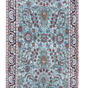 FLORAL - INDIAN TRADITIONAL HANDKNOTTED CARPET 93 x 374 cm