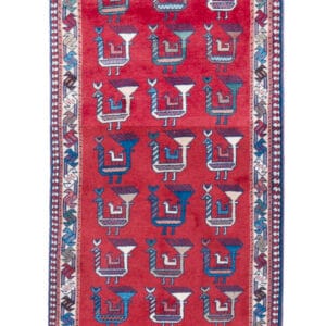 YALAMEH - ORIENTAL HANDKNOTTED CARPET 60 x 290 cm