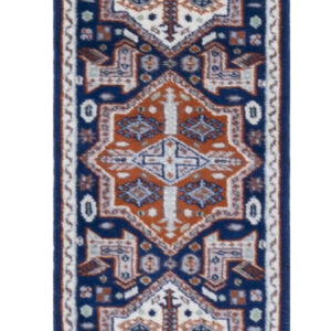 CAUCASIAN - ORIENTAL HANDKNOTTED CARPET 31 x 136 cm