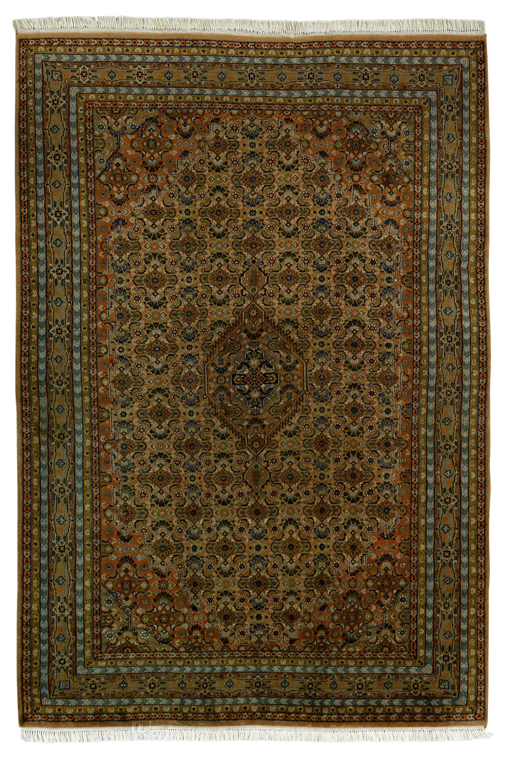 BIDJAR - INDIAN EXCLUSIVE HANDKNOTTED CARPET 198 x 288 cm