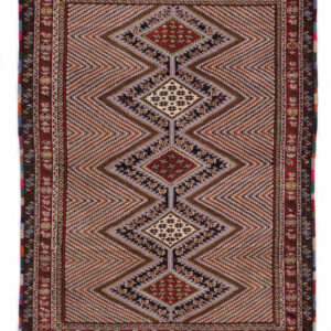 KAFKAZI - AFGHAN EXCLUSIVE HANDKNOTTED CARPET 134 x 165 cm