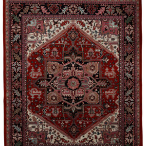 HERIZ - INDIAN TRADITIONAL HANDKNOTTED CARPET 241 x 302 cm
