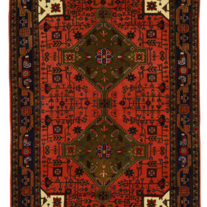 KOLIYAI - PERSIAN NOMADIC / TRIBAL HANDKNOTTED CARPET 154 x 228 cm