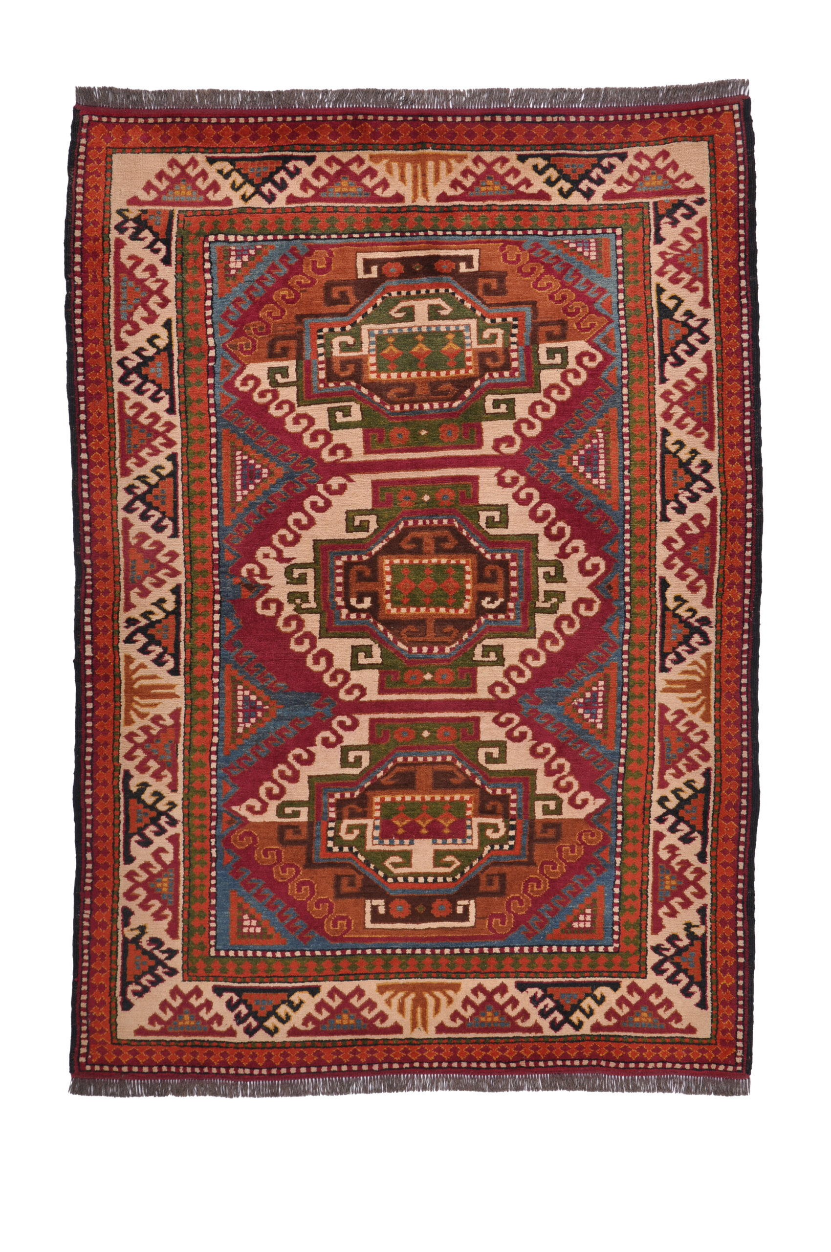 CHECHI - AFGHAN TRADITIONAL HANDKNOTTED CARPET 146 x 195 cm