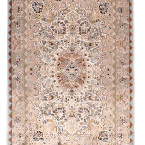GHOM ART SILK - ORIENTAL HANDKNOTTED CARPET 135 x 194 cm