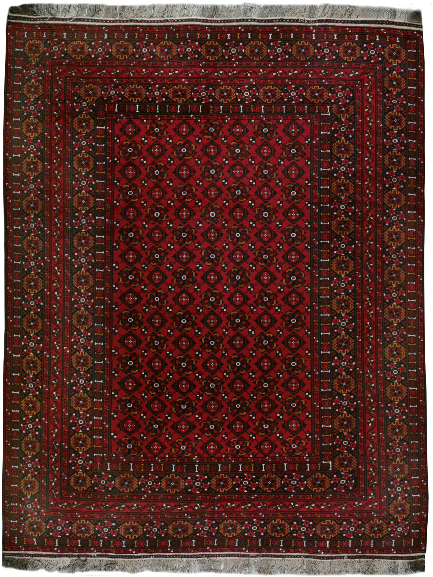 BASHIRI - AFGHAN TRADITIONAL HANDKNOTTED CARPET 250 x 312 cm
