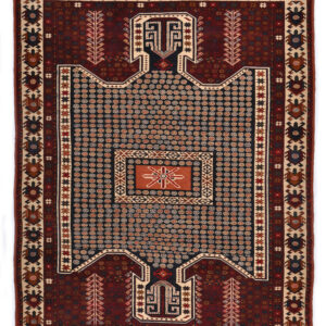 KARGAI - AFGHAN TRADITIONAL HANDKNOTTED CARPET 143 x 185 cm