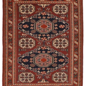 CAUCASIAN - ORIENTAL HANDKNOTTED CARPET 150 x 177 cm