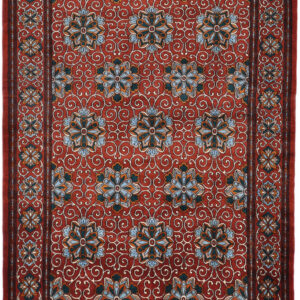 FLORAL - PAKISTAN TRADITIONAL HANDKNOTTED CARPET 126 x 184 cm