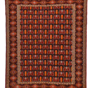 KHORASAN - AFGHAN TRADITIONAL HANDKNOTTED CARPET 134 x 155 cm