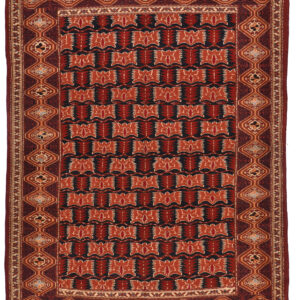 KARGAI - PAKISTAN TRADITIONAL HANDKNOTTED CARPET 135 x 170 cm