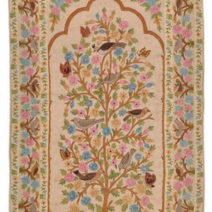 PRAYER NAMDA STITCH - ORIENTAL HANDKNOTTED CARPET 90 x 145 cm