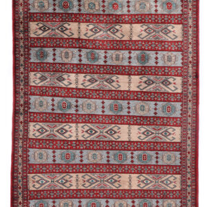 KAFKAZI - PAKISTAN TRADITIONAL HANDKNOTTED CARPET 123 x 175 cm