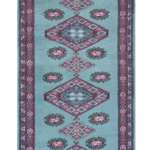 KAFKAZI - PAKISTAN TRADITIONAL HANDKNOTTED CARPET 60 x 184 cm