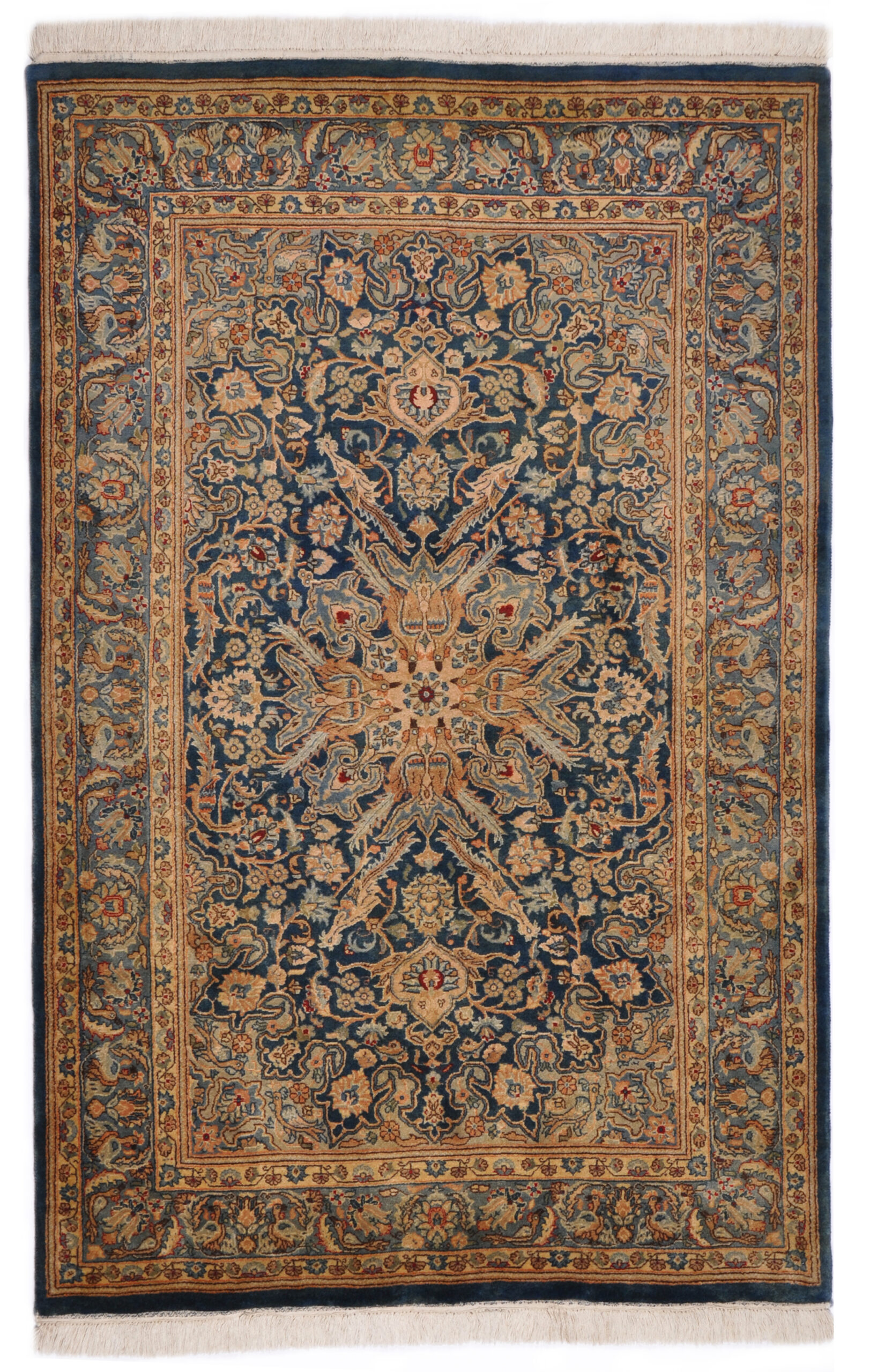 NAIN - INDIAN EXCLUSIVE HANDKNOTTED CARPET 118 x 180 cm