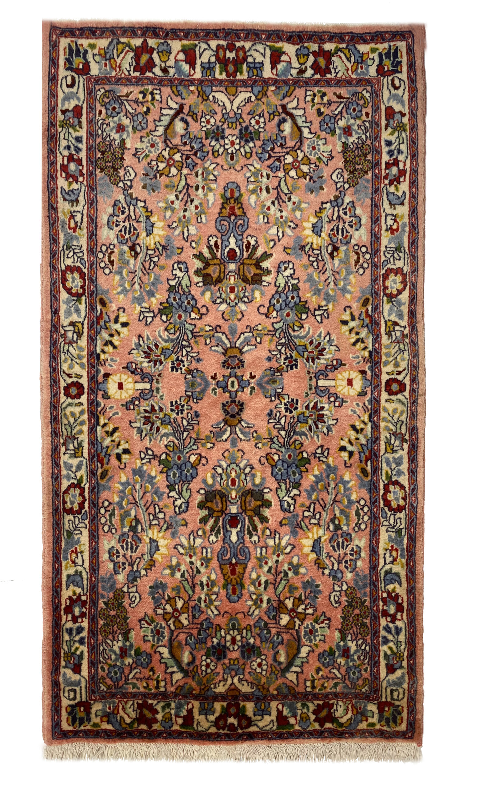 SAROUGH - PERSIAN NOMADIC / TRIBAL HANDKNOTTED CARPET 70 x 130 cm