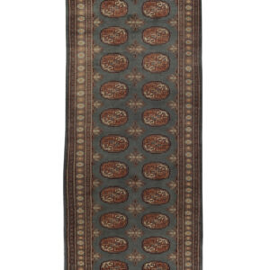 BOKHARA - PAKISTAN TRADITIONAL HANDKNOTTED CARPET 89 x 410 cm