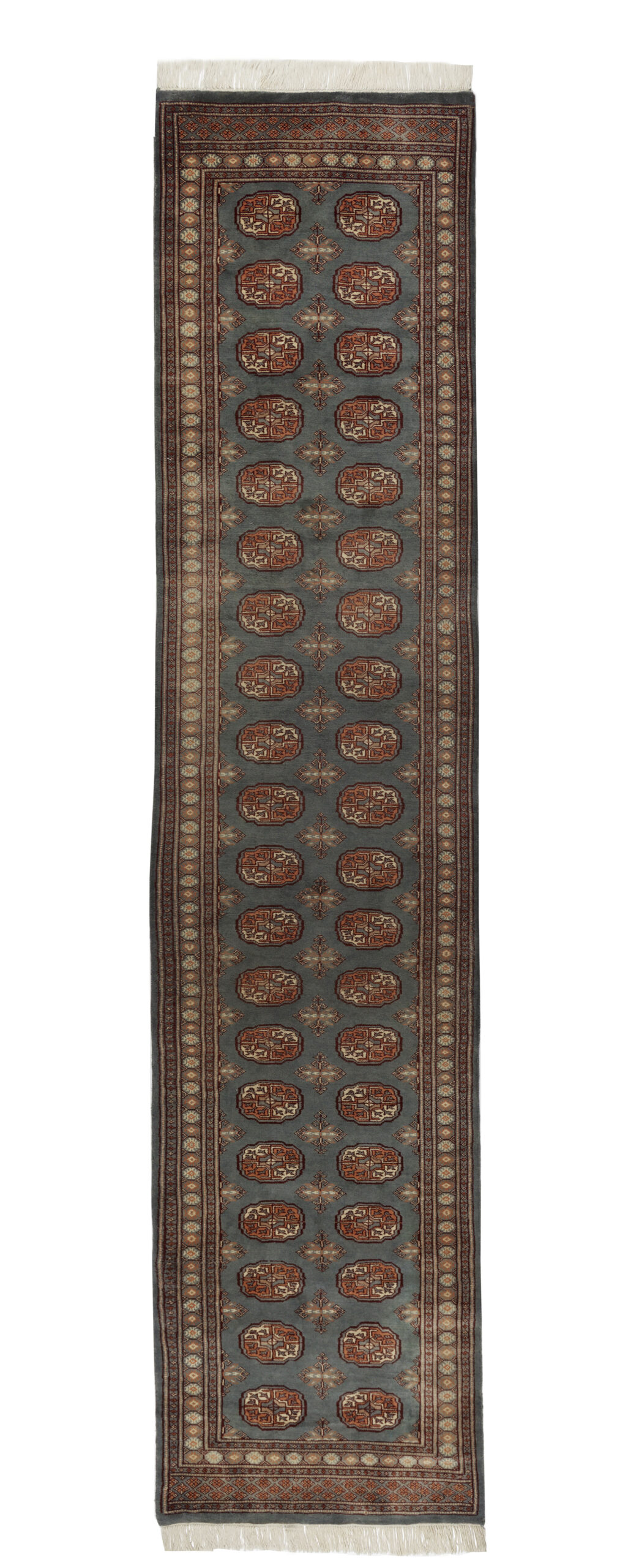 BOKHARA - PAKISTAN TRADITIONAL HANDKNOTTED CARPET 89 x 410 cm