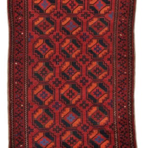 TURKMAN - ORIENTAL HANDKNOTTED CARPET 95 x 142 cm