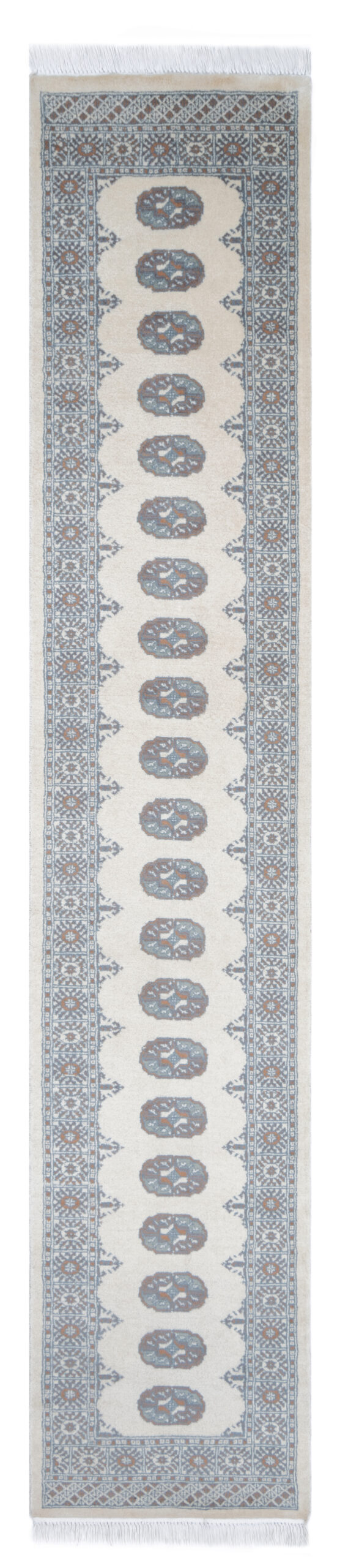 BOKHARA - PAKISTAN TRADITIONAL HANDKNOTTED CARPET 67 x 350 cm