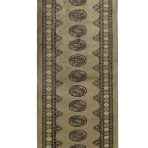 BOKHARA - PAKISTAN TRADITIONAL HANDKNOTTED CARPET 84 x 370 cm