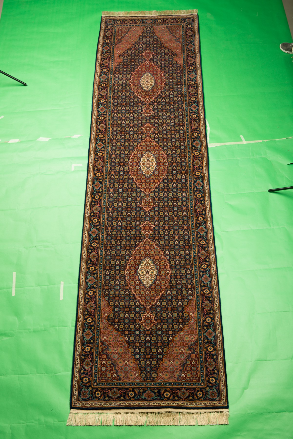 TABRIZ - EXCLUSIVE HANDKNOTTED CARPET 94 x 367 cm