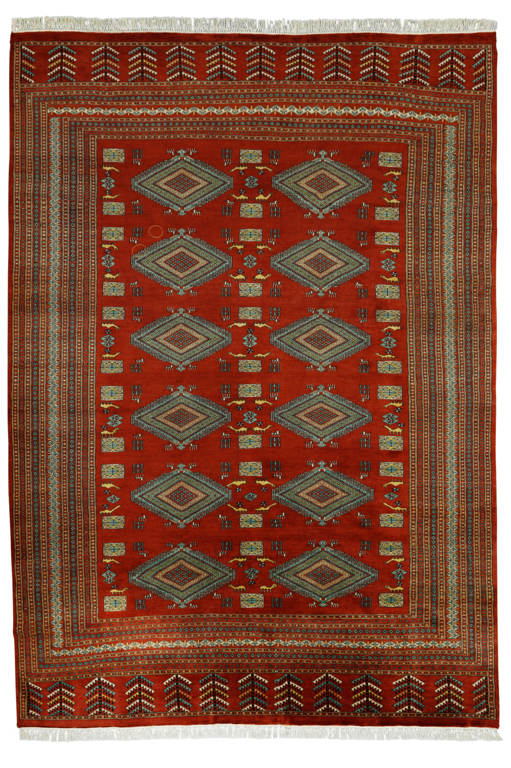 KAFKAZI - PAKISTAN EXCLUSIVE HANDKNOTTED CARPET 245 x 350 cm