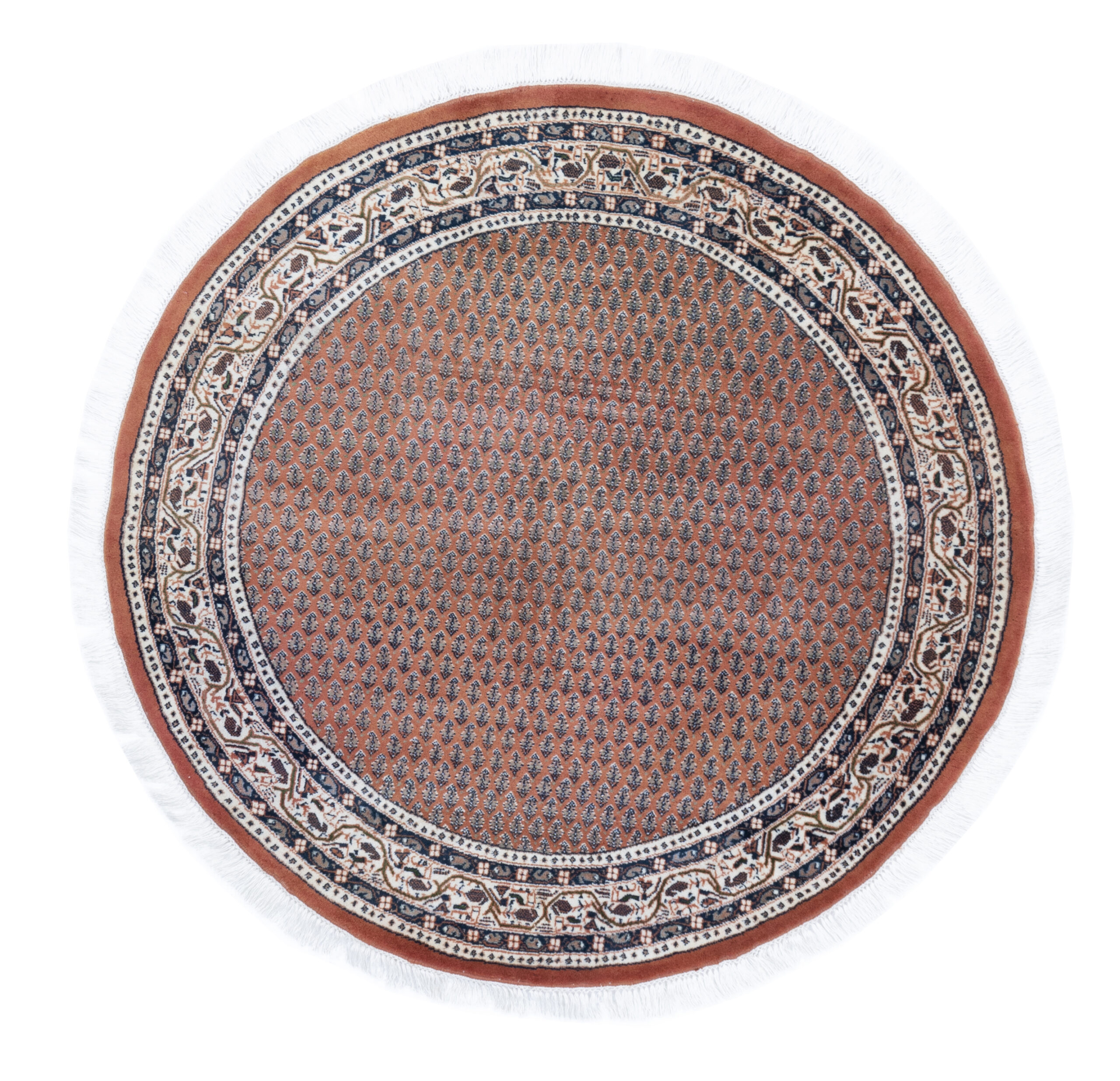 MIR - INDIAN TRADITIONAL HANDKNOTTED CARPET 147 x 147 cm