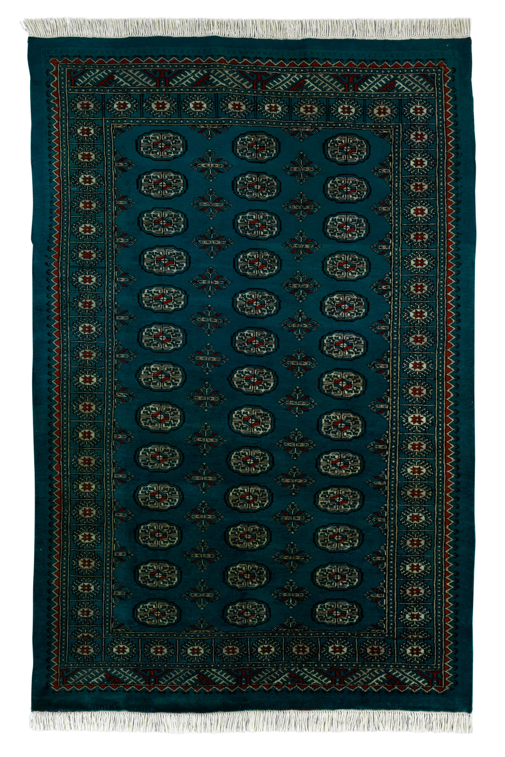 BOKHARA - PAKISTAN TRADITIONAL HANDKNOTTED CARPET 160 x 243 cm