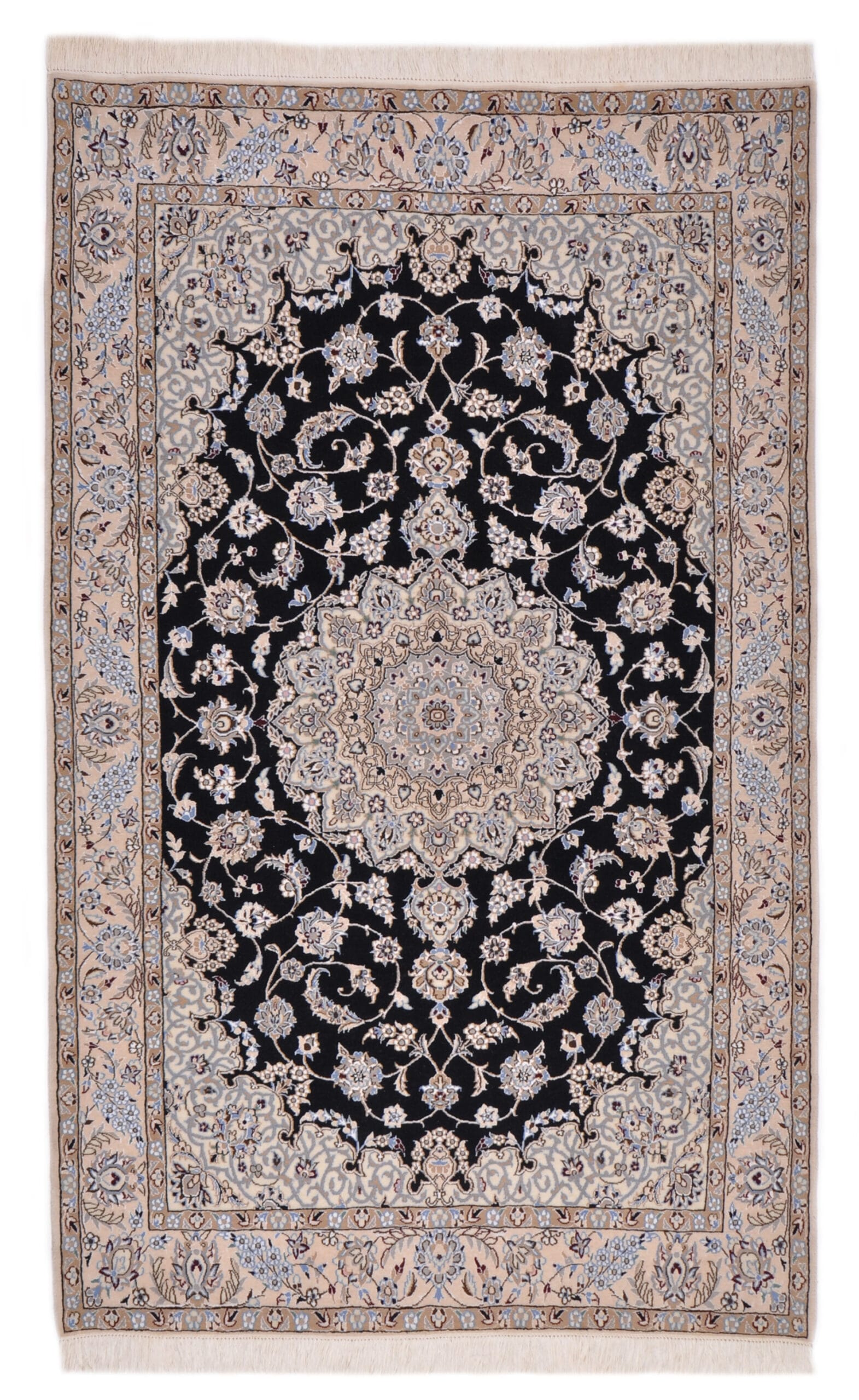NAIN - ORIENTAL HANDKNOTTED CARPET 127 x 206 cm