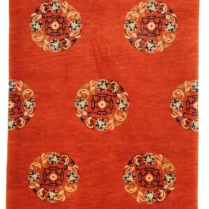 CHINA - TRADITIONAL / ANTIQUE FINISH HANDKNOTTED CARPET 97 x 155 cm