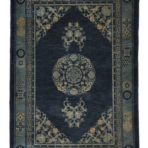 CHINA - TRADITIONAL / ANTIQUE FINISH HANDKNOTTED CARPET 126 x 186 cm