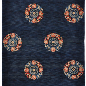 CHINA - TRADITIONAL / ANTIQUE FINISH HANDKNOTTED CARPET 146 x 200 cm