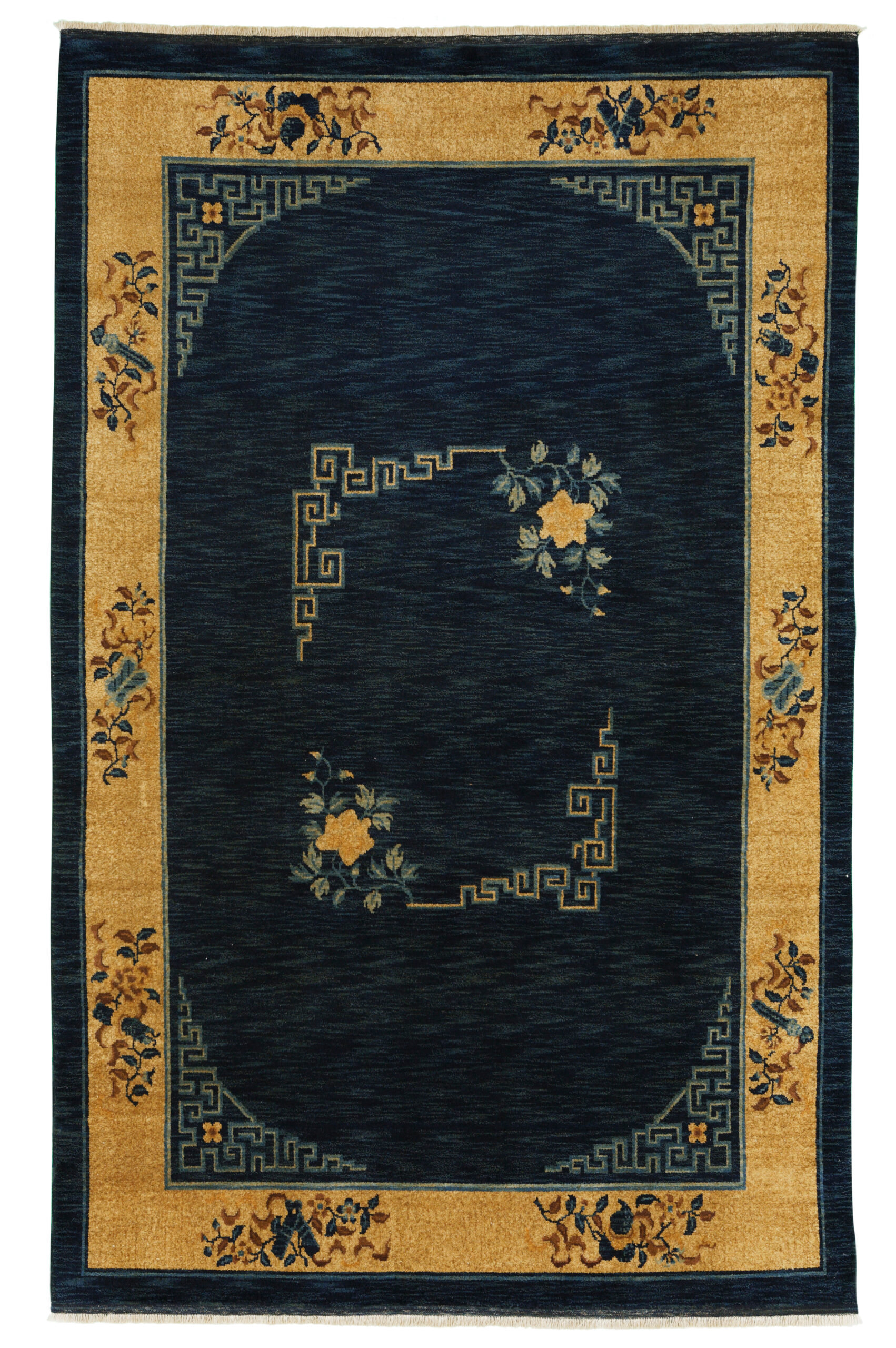 CHINA - TRADITIONAL / ANTIQUE FINISH HANDKNOTTED CARPET 155 x 247 cm