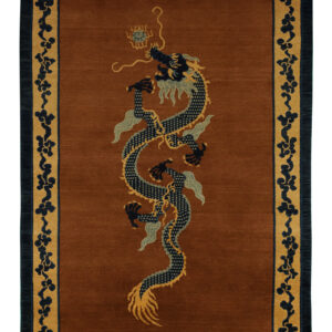 CHINA - TRADITIONAL / ANTIQUE FINISH HANDKNOTTED CARPET 157 x 252 cm