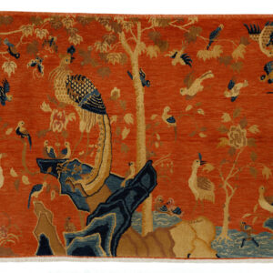 CHINA FIGURAL - TRADITIONAL / ANTIQUE FINISH HANDKNOTTED CARPET 153 x 251 cm