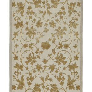 GHOM - 100% SILK / VERY FINE QUALITY HANDKNOTTED CARPET 61 x 91 cm