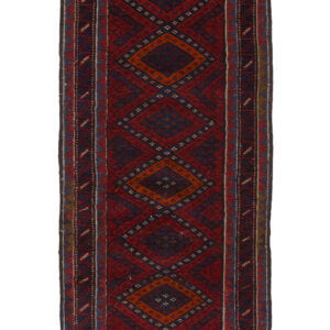 SOUMAK - NEW HANDWOVEN KELIM 67 x 260 cm