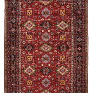 CAUCASIAN - ORIENTAL HANDKNOTTED CARPET 128 x 193 cm
